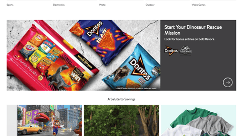 Doritos 'Jurassic World' Walmart Display Ad